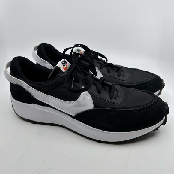 Nike Waffle Debut Athletic Sneaker Shoes Black White Mens Size US 12 UK 11 EU 45 main image 8